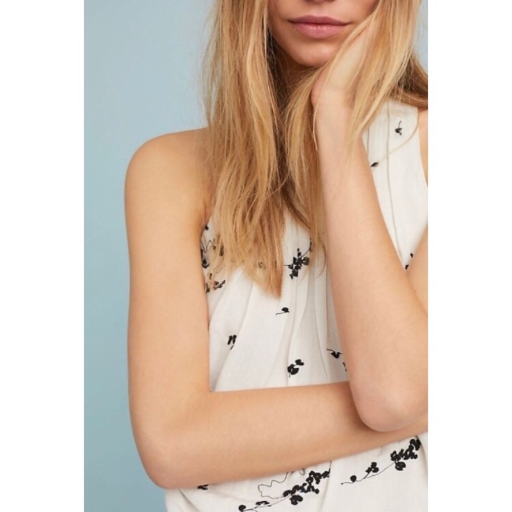 NWT Anthropologie Bruin Embroidered Top - Picture 4 of 5
